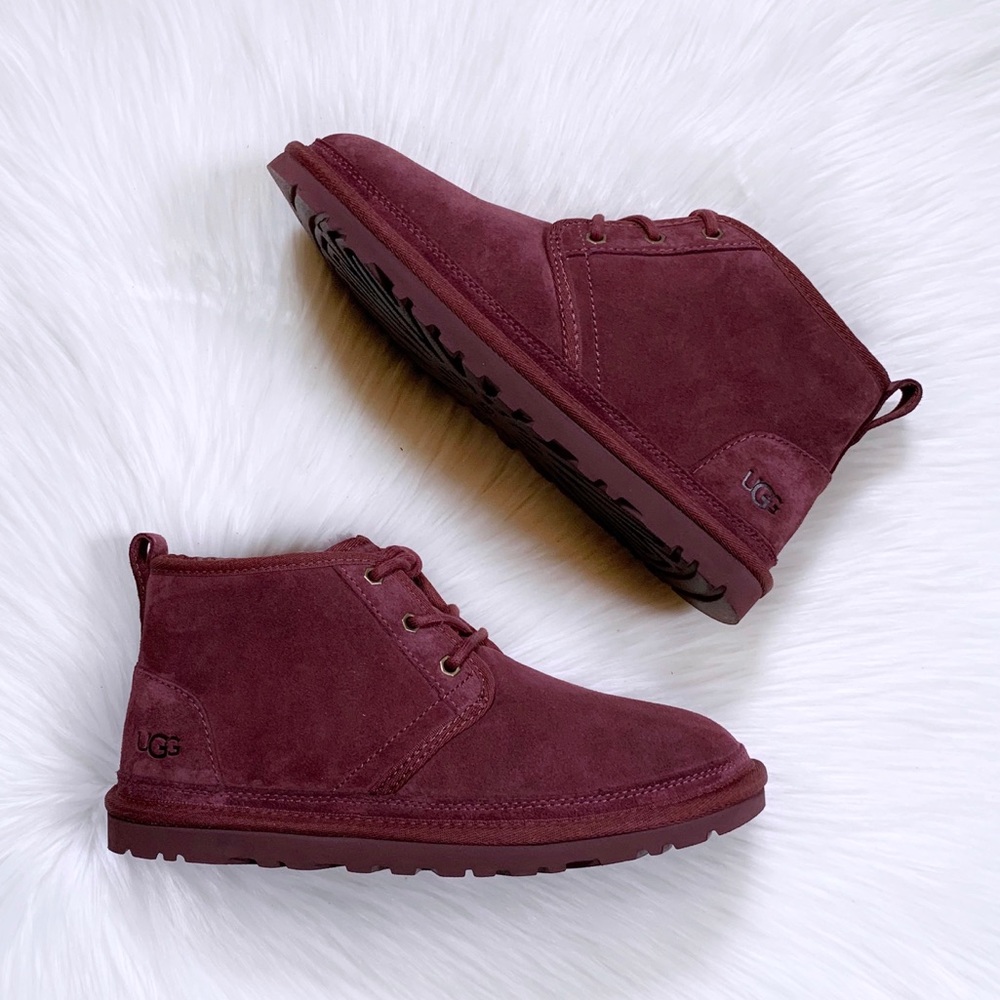 UGG Men’s Neumel Chukka Boots In Cordovan - Picture 4 of 8